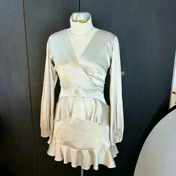 Altar'd State Cream Long Sleeve Dress - Picture 11 of 13